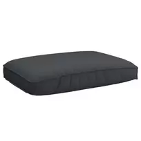 Pagalvėlė Juoda 120 x 80 x 12 cm Oksfordo audinys