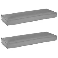 Pallet pagalvių rinkinys 2 pcs Pilka 120 x 40 x 8 cm