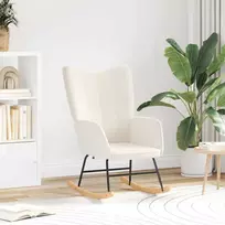 Supamasis krėslas Kreminė Šerpos audinys