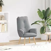 krėslas Šviesiai pilka 69 x 74 x 93 cm Audinys ir Fanera