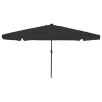 Sodo skėtis Juoda 395 x 395 x 245 cm Poliesteris