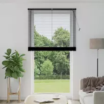 Venecijos žaliuzės Juodas 213 x 110 cm 25 mm PVC