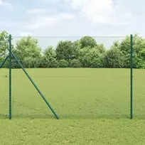 Heksagoninė tvora Žalia 1,6 x 50 m PVC