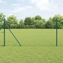 Heksagoninė tvora Žalia 1,4 x 100 m PVC
