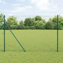 Heksagoninė tvora Žalia 1,5 x 100 m PVC