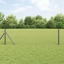 Heksagoninė tvora Pilka 0,6 x 10 m PVC