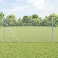 Heksagoninė tvora Sidabro 1,4 x 25 m Galvanizuotas plienas