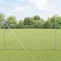 Heksagoninė tvora Sidabro 1,6 x 25 m Galvanizuotas plienas