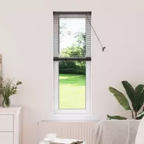 Venecijietiškos žaliuzės Juoda 130 x 45 cm Aliuminis