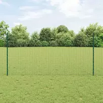 Įmontuotas tvoros stulpas 5 pcs Žalia 160 cm