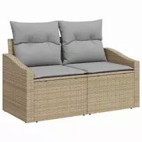 Sodo sofa su pagalve 123 x 62 x 69 cm poliratanas