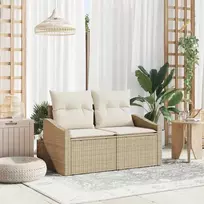 Sodo sofa su pagalve su saugykla 123 x 62 x 69 cm poliratanas