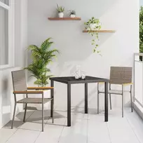 Sodo krėslai, kurie vienas ant kito sukraunami 2 pcs