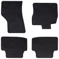 Automobilių kilimėlis 4 pcs Juoda Guma