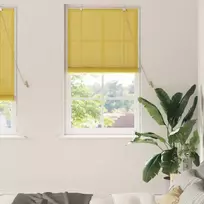 Roletas Geltona 80 x 220 cm Bambukas