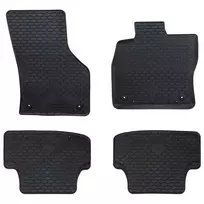 Automobilių kilimėlis 4 pcs Juodas tinka Audi A3 2012-2020 Guma