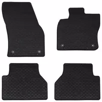 Automobilių kilimėlis 4 pcs Juoda tinkamas VW CADDY 2020- Guma