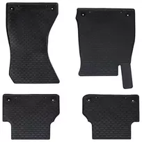 Automobilių kilimėlis 4 pcs Juoda tinka Audi A4 B9 2015-2024