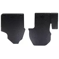 Automobilių kilimėlis 2 pcs Juoda Guma