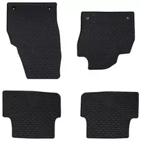 Automobilių kilimėlis 4 pcs Juoda tinka VW POLO 2021- Guma