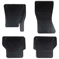 Automobilių kilimėlis 4 pcs Juoda Guma