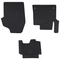 Automobilių kilimėlis 3 pcs Juoda Guma