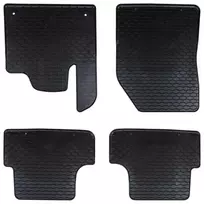 Automobilių kilimėlis 4 pcs Juodas Guma