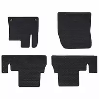 Automobilių kilimėlis 4 pcs Juoda Guma