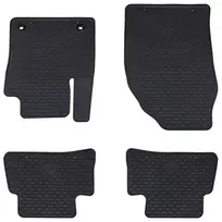 Automobilių kilimėlis 4 pcs Juoda Guma