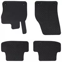 Automobilių kilimėlis 4 pcs Juoda tinka AUDI Q2 2017 Guma