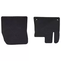 Automobilių kilimėlis 2 pcs Juoda Guma
