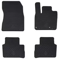 Automobilių kilimėlis 4 pcs Juoda tinka Nissan QASHQAI 2021