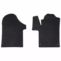 Automobilių kilimėlis 2 pcs Juoda Guma