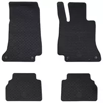 Automobilių kilimėlis 4 pcs Juoda Guma