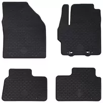 Automobilių kilimėlis 4 pcs Juoda tinka Toyota AYGO X 2022