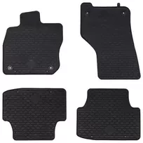 Automobilių kilimėlis 4 pcs Juoda Guma