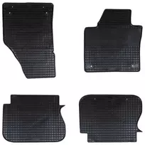 Automobilių kilimėlis 4 pcs Juodas Guma