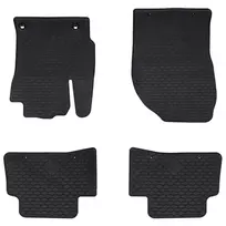 Automobilių kilimėlis 4 pcs Juodas Guma