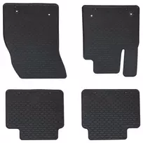 Automobilių kilimėlis 4 pcs Juoda Guma