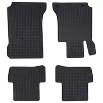 Automobilių kilimėlis 4 pcs Juoda Guma