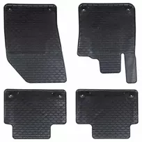 Automobilių kilimėlis 4 pcs Juoda Guma