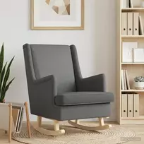 Supamasis krėslas Tamsiai pilka 62 x 80 x 85 cm audinys