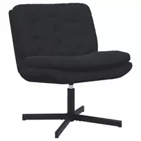 Sukamas poilsio krėslas Juoda 63 x 75 x 76 cm Aksomas