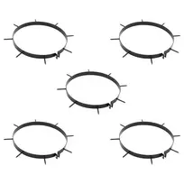Vejos aeratoriaus spaustukas su smeigėmis 5 pcs Juodas Ø 320 mm