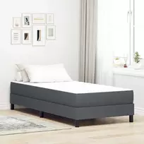 Čiužinys su čiužiniu Pilka 80 x 200 cm audinys