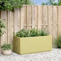 Sodo gėlių dėžutė Žalia 80 x 36 x 35 cm PP