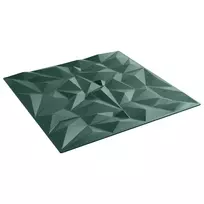 Sienų plokštės 24 pcs Amethyst Žalias 50 x 50 cm XPS Putplastis
