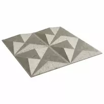 Sienų plokštės 24 pcs Origami Beton 50 x 50 cm XPS Putplastis