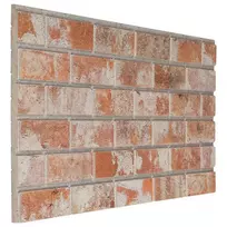 Sienų plokštės 10 pcs Oranžinė 100 x 50 cm EPS putos