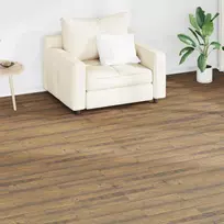 Grindų lentos 36 pcs Lazdynų rudas 5,02 m² PVC
